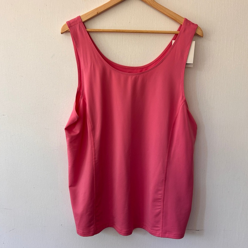 Pure Jill Fit Tank Top Womens XL Pink Scoop Neck Sleeveless Activewear NWT